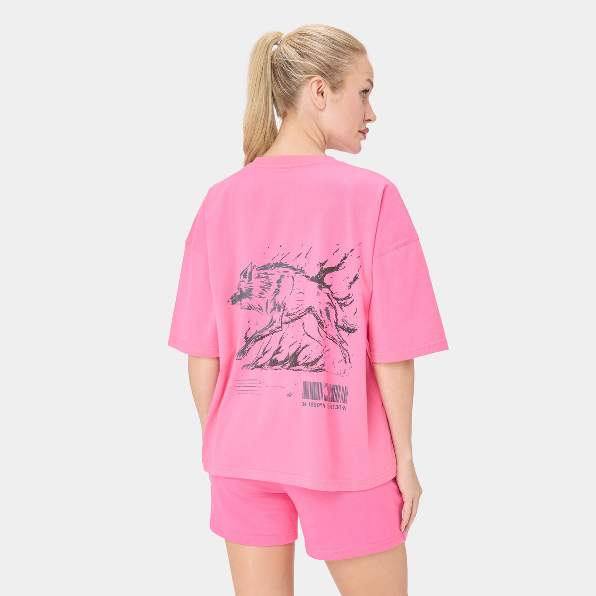 TEE-SHIRT SURDIMENSIONNÉ APEXMODE — ALPHA ROSE