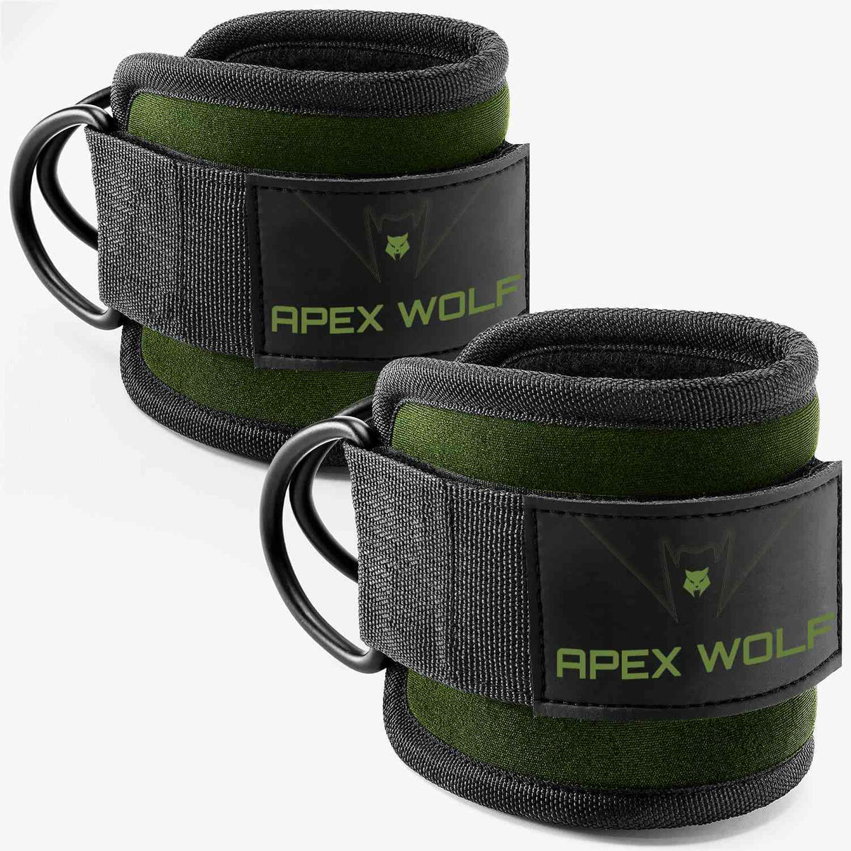 Sangle de cheville Power Grip (la paire) - Vert Tactique