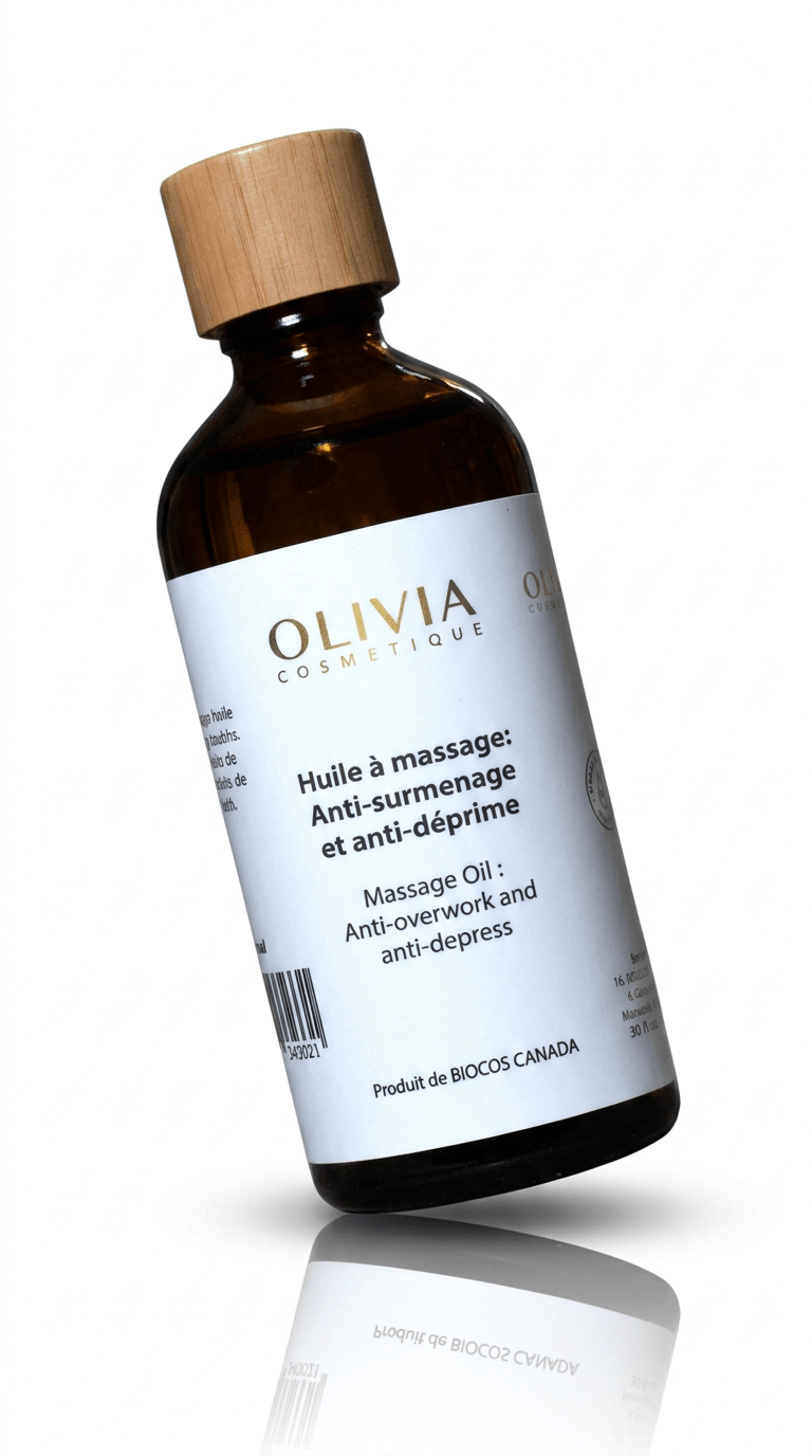 Aceite de masaje contra el agotamiento y la depresión