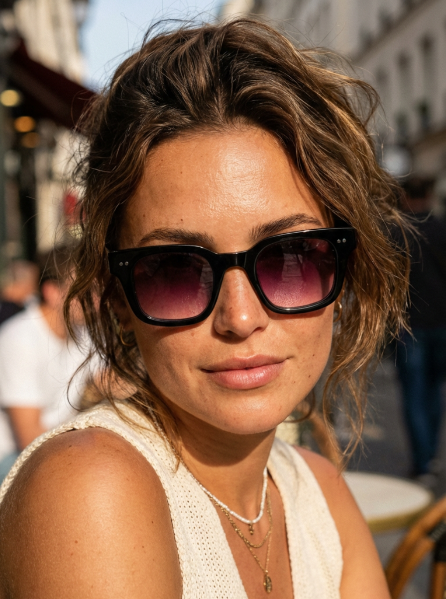 Boléro Verdene — Lunettes de soleil carrées audacieuses