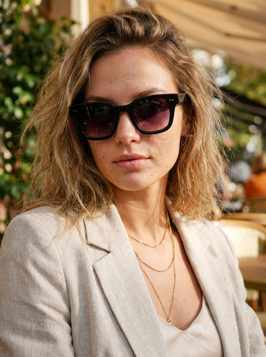 Boléro Verdene — Lunettes de soleil carrées audacieuses