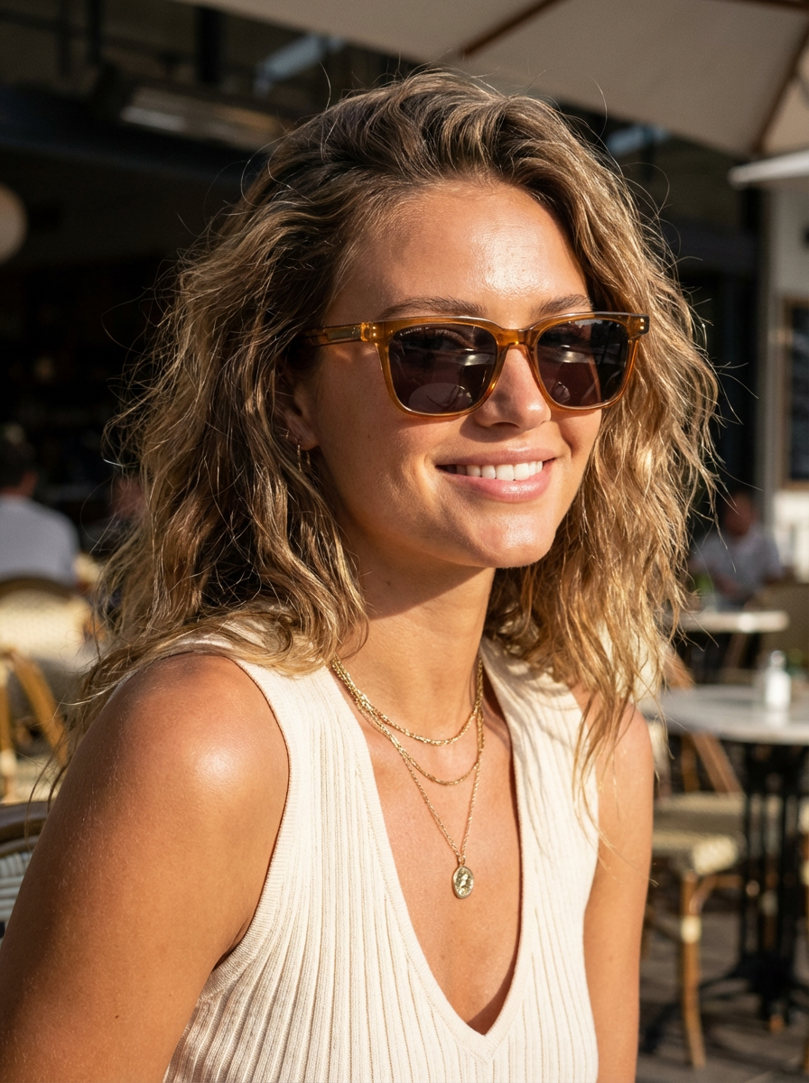 Boléro Vale — Klassische quadratische Sonnenbrille