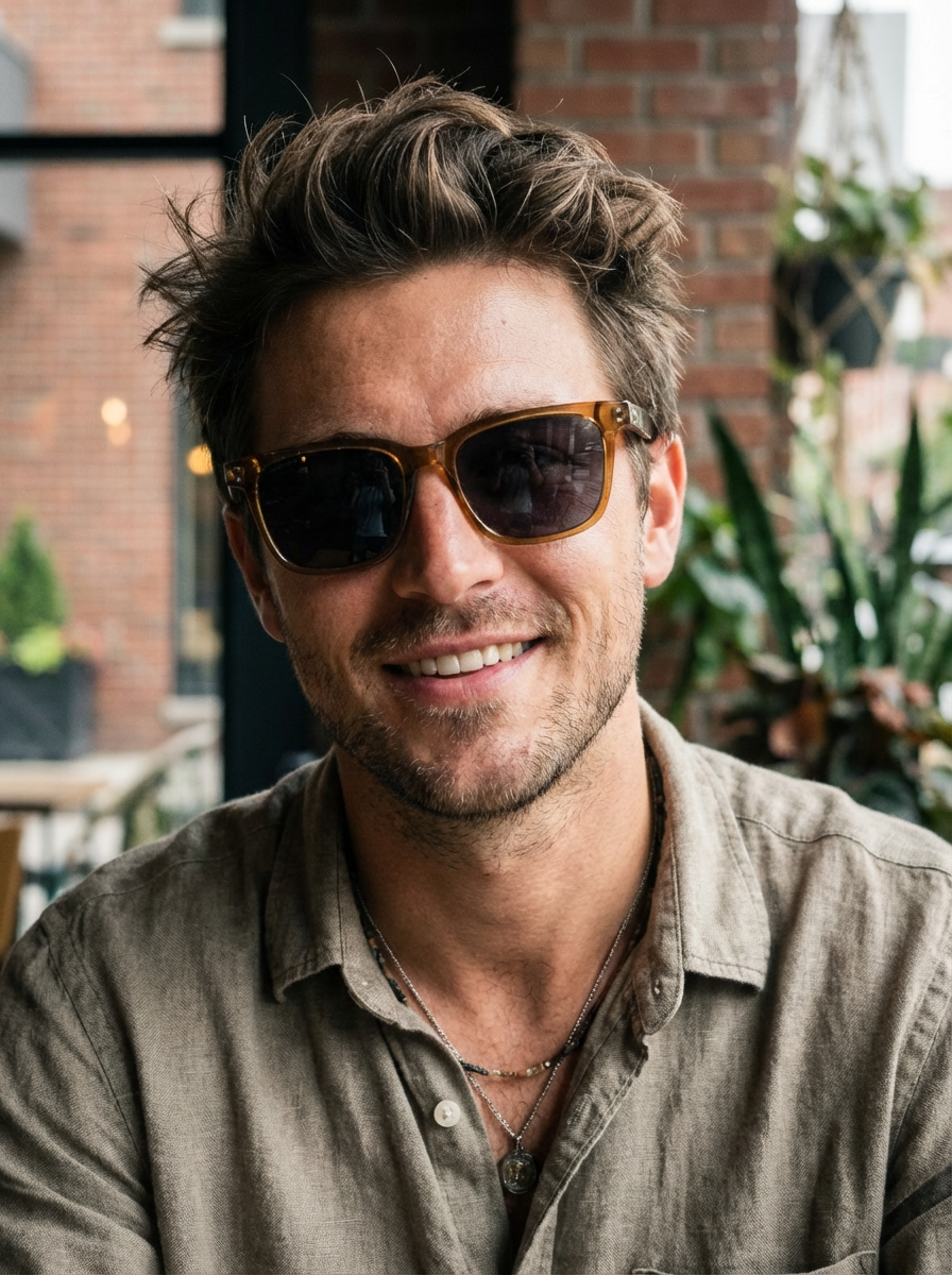 Boléro Vale — Klassische quadratische Sonnenbrille