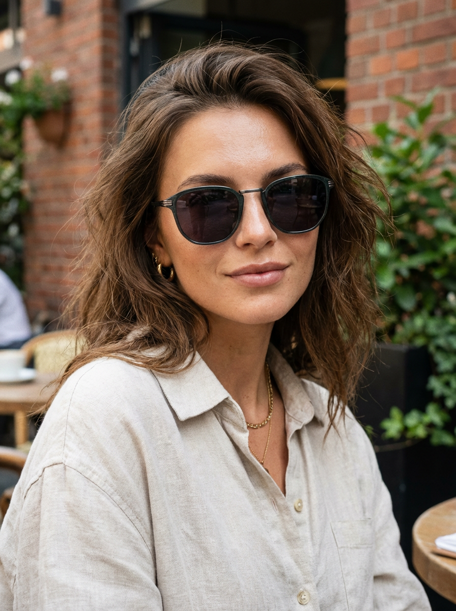 Boléro Roan — Retro-Sonnenbrille mit runden Gläsern