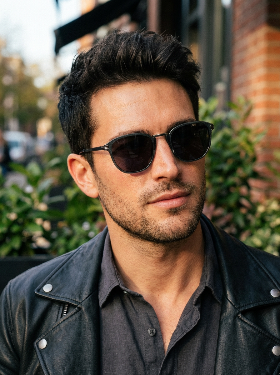 Boléro Roan — Retro-Sonnenbrille mit runden Gläsern