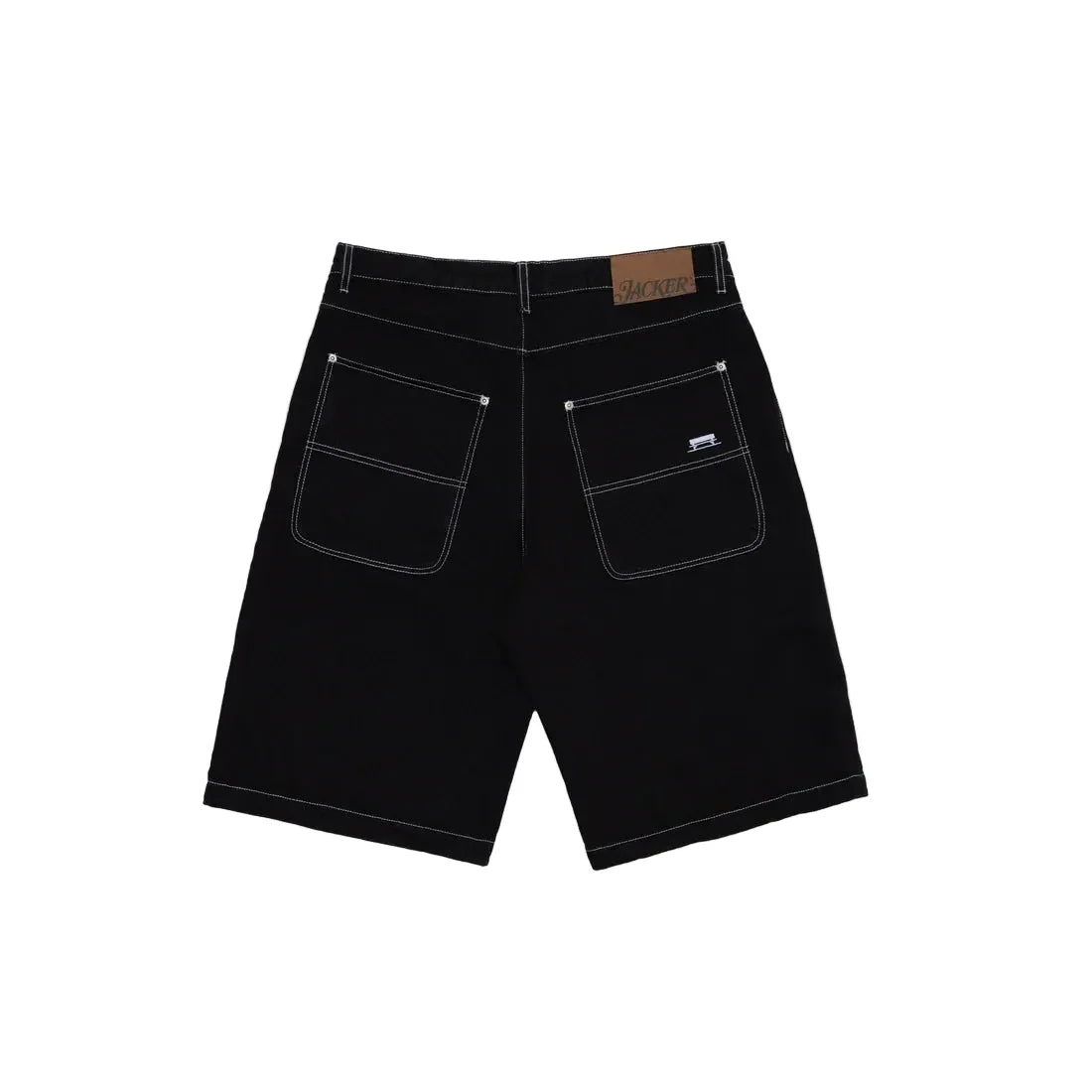 Bermudas vaqueras holgadas 'Classic' de Jacker - Negro