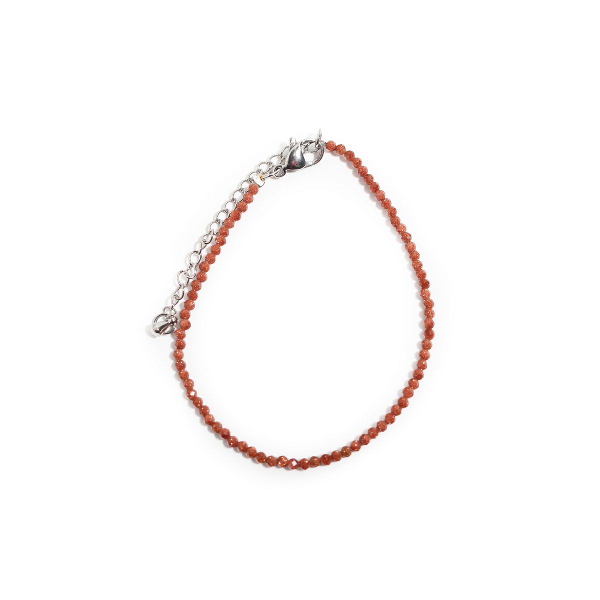 Armband aus braunem Goldfluss - 2-3 mm