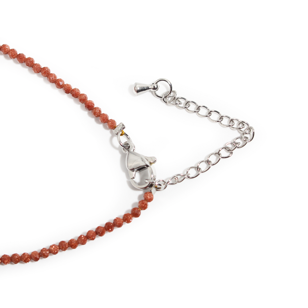 Armband aus braunem Goldfluss - 2-3 mm