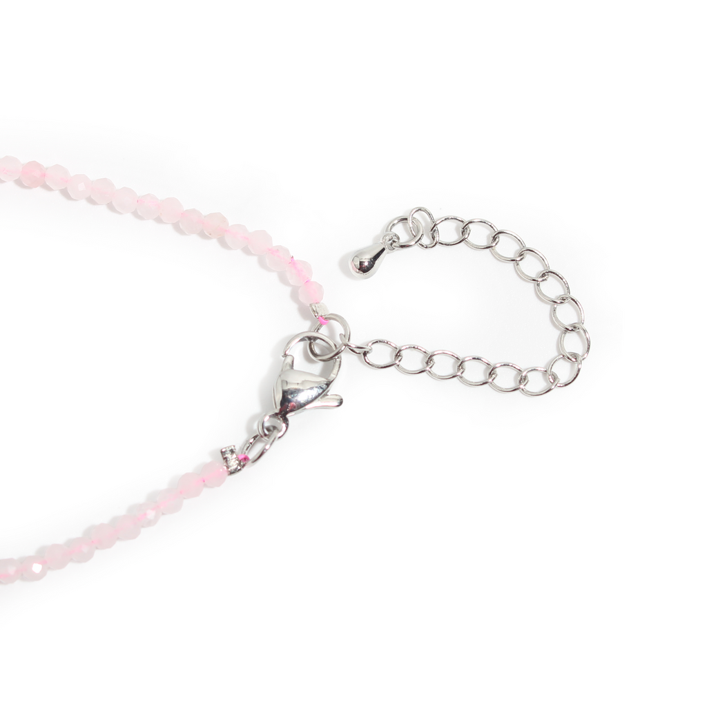 Rosenquarz-Armband - 2-3 mm
