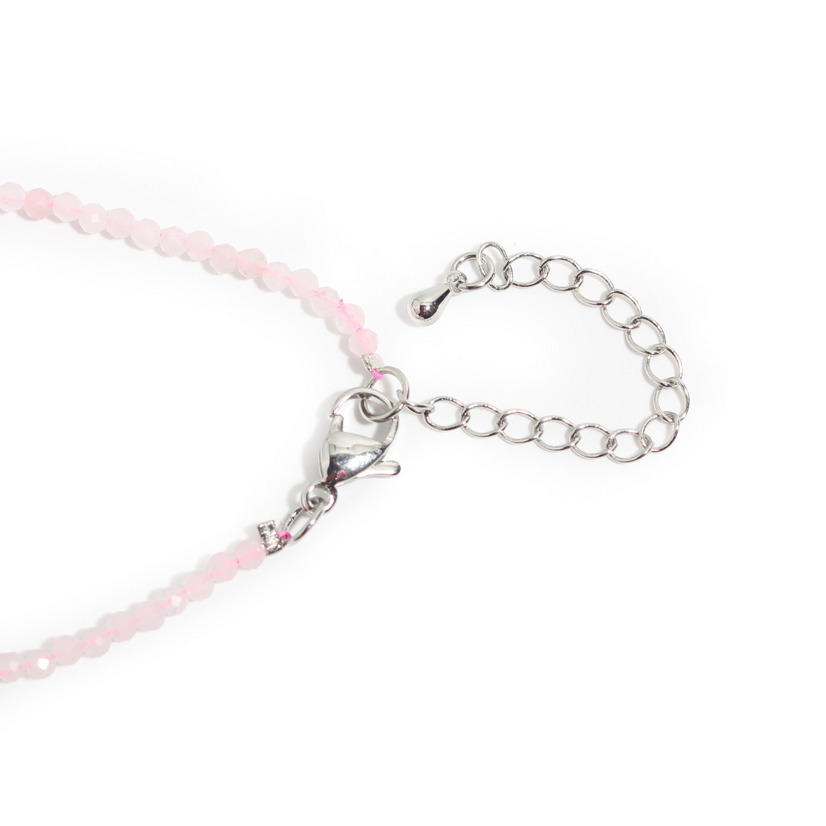Rosenquarz-Armband - 2-3 mm