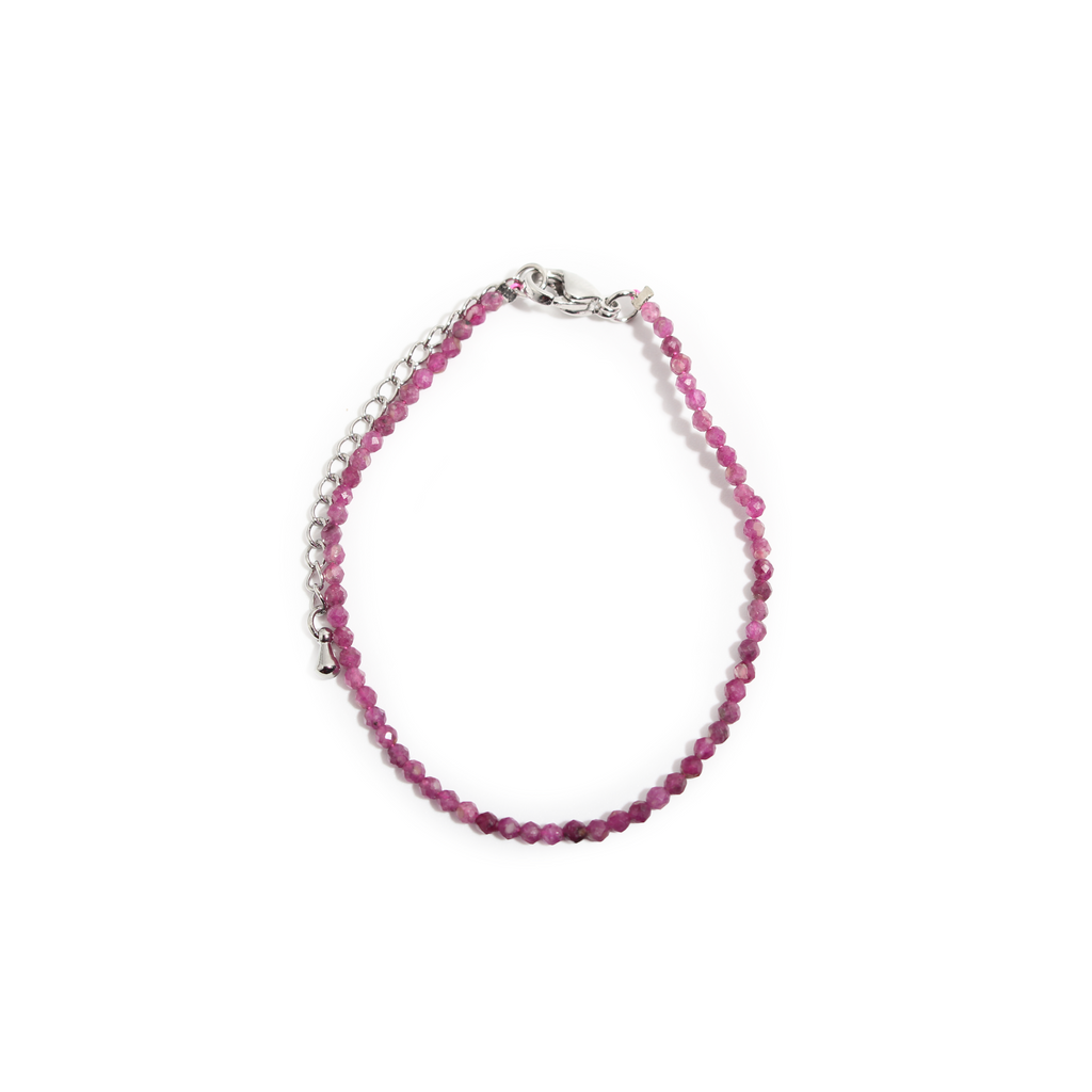 Ruby Bracelet - 2-3mm