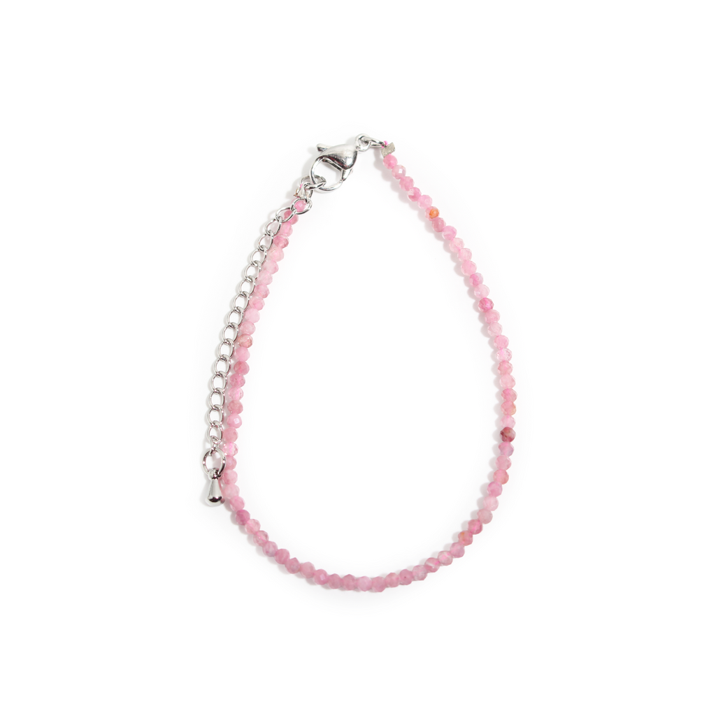 Pink Tourmaline Bracelet - 2-3mm