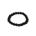 Silver Sheen Obsidian Round Bracelet - 8mm