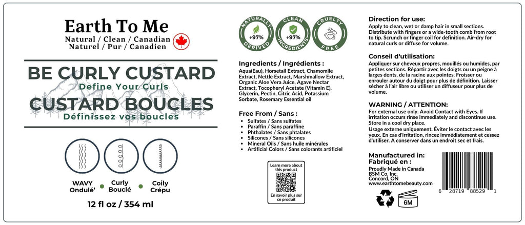 Be Curly Custard - Define Your Curl