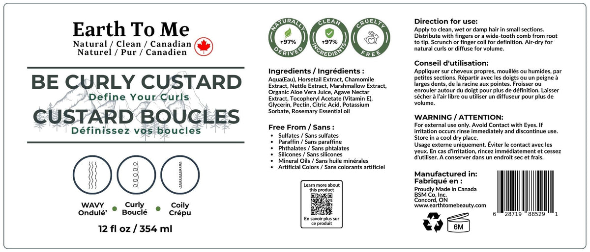Be Curly Custard - Define Your Curl