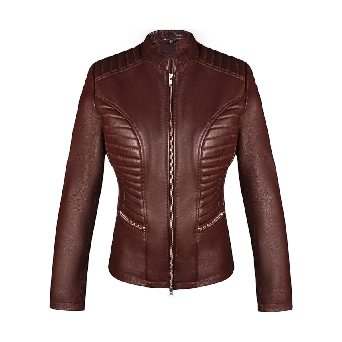 Valkyrie Burgundy Leather Jacket