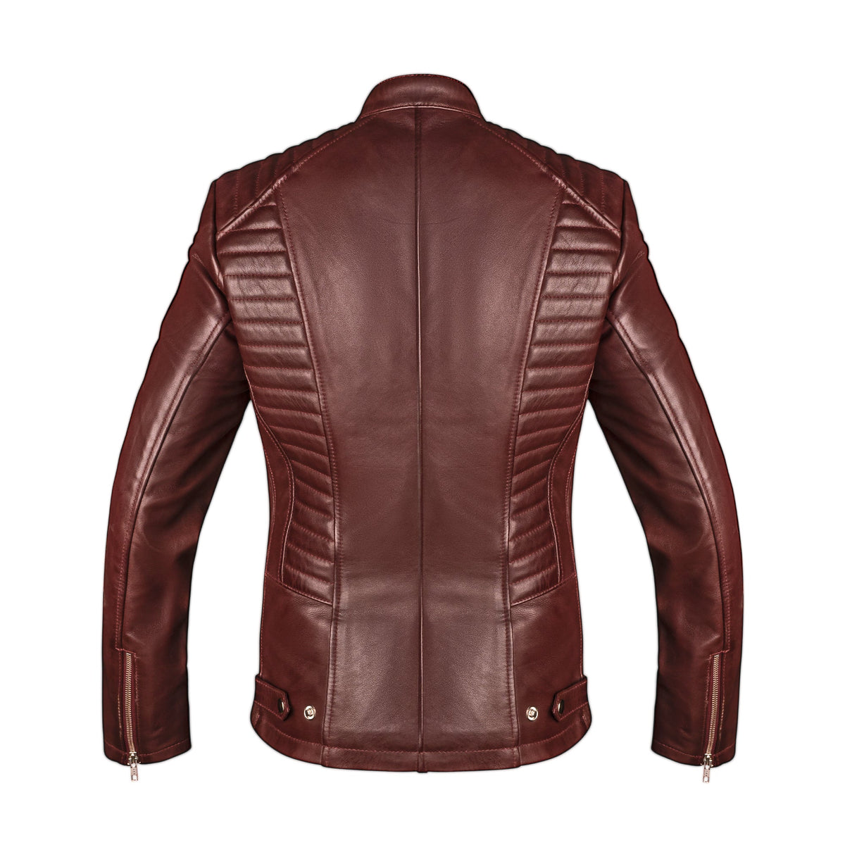 Valkyrie Burgundy Leather Jacket