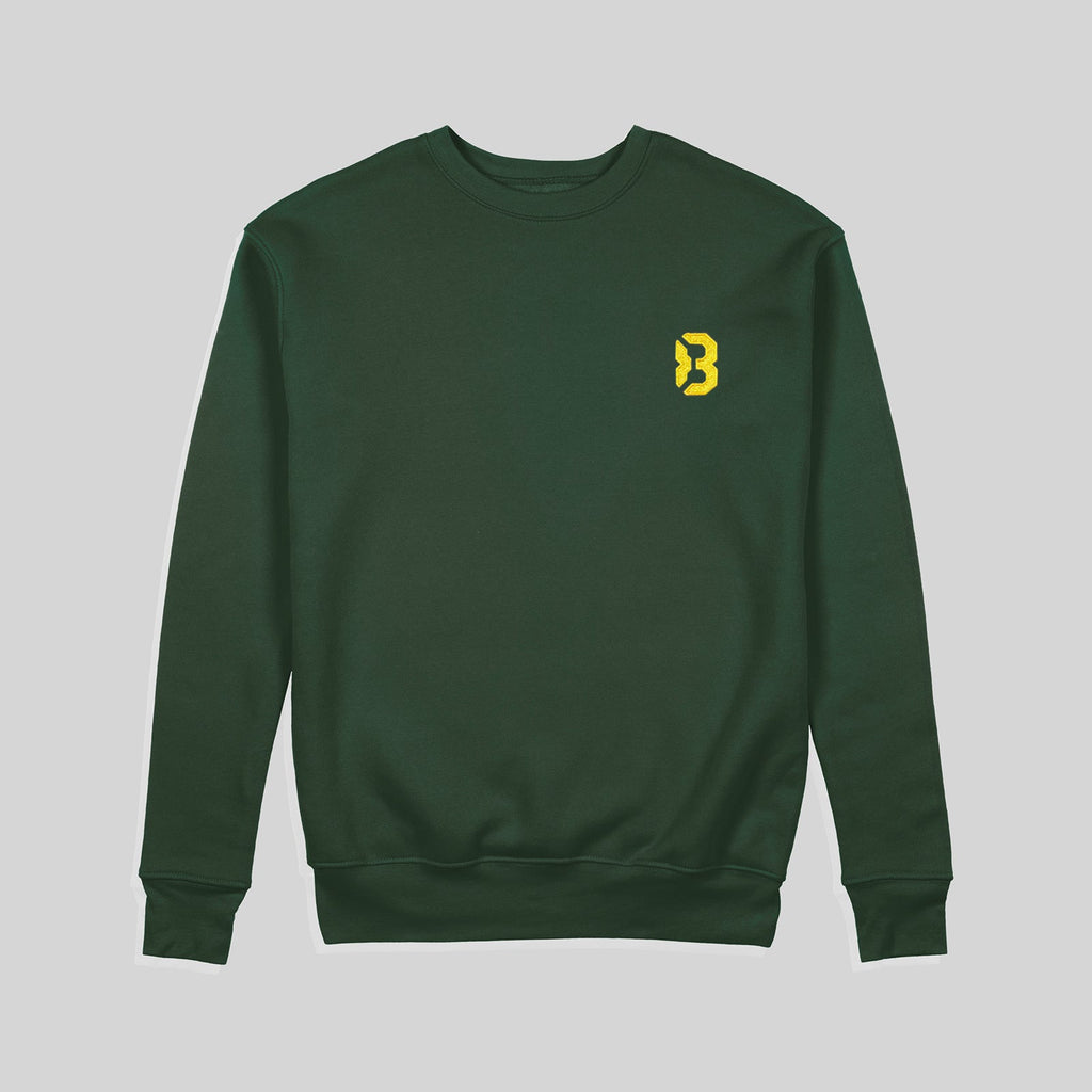 F83 PREMIUM RUNDHALSSHIRT - TANNENGRÜN