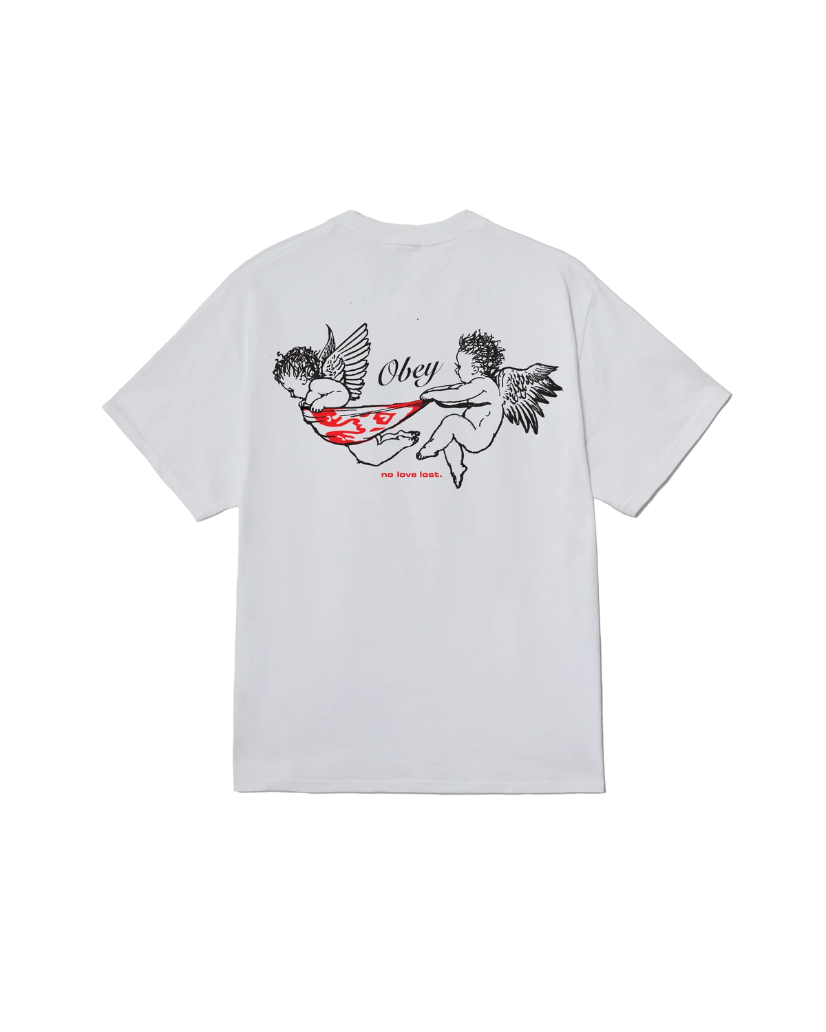 Camiseta Obey 'No Love Lost' - Blanco