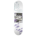 Tabla de skate 'Asar Stuff P2' de Frosted Skateboards - Blanco