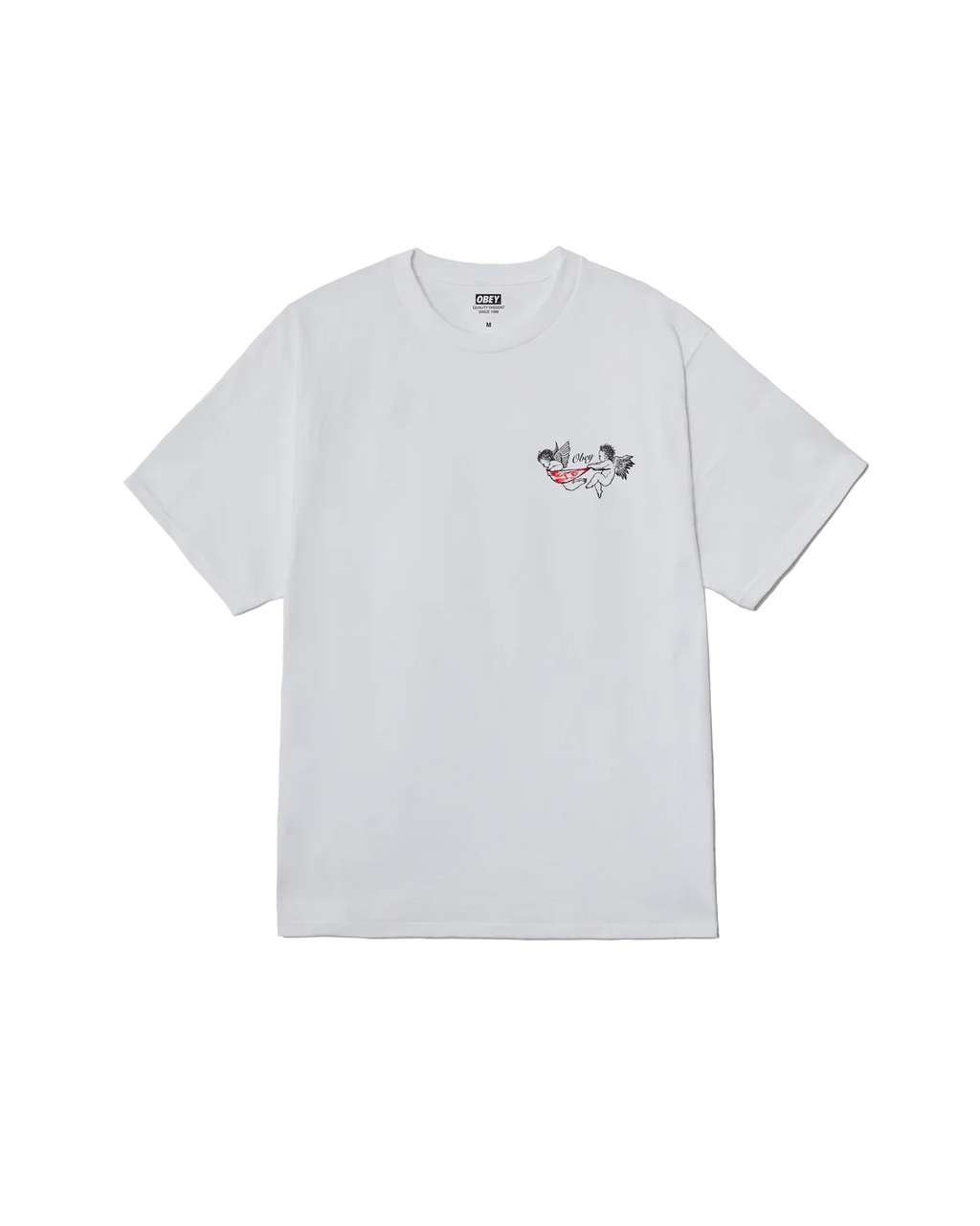 Camiseta Obey 'No Love Lost' - Blanco