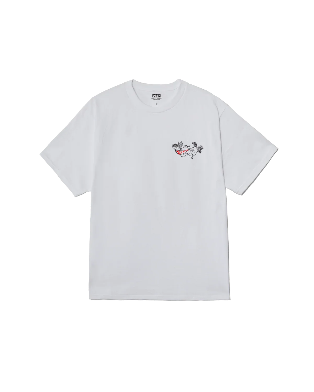 Camiseta Obey 'No Love Lost' - Blanco