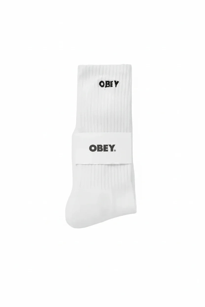 Calcetines 'Bold' de Obey - Blancos