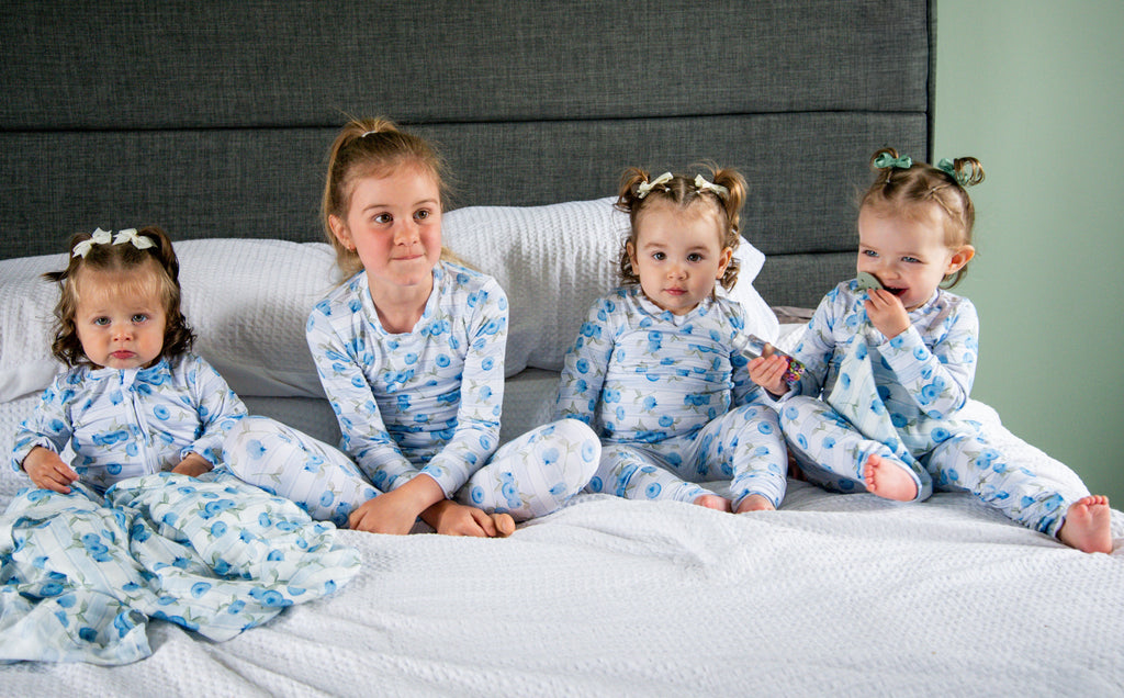 Pijama azul aciano