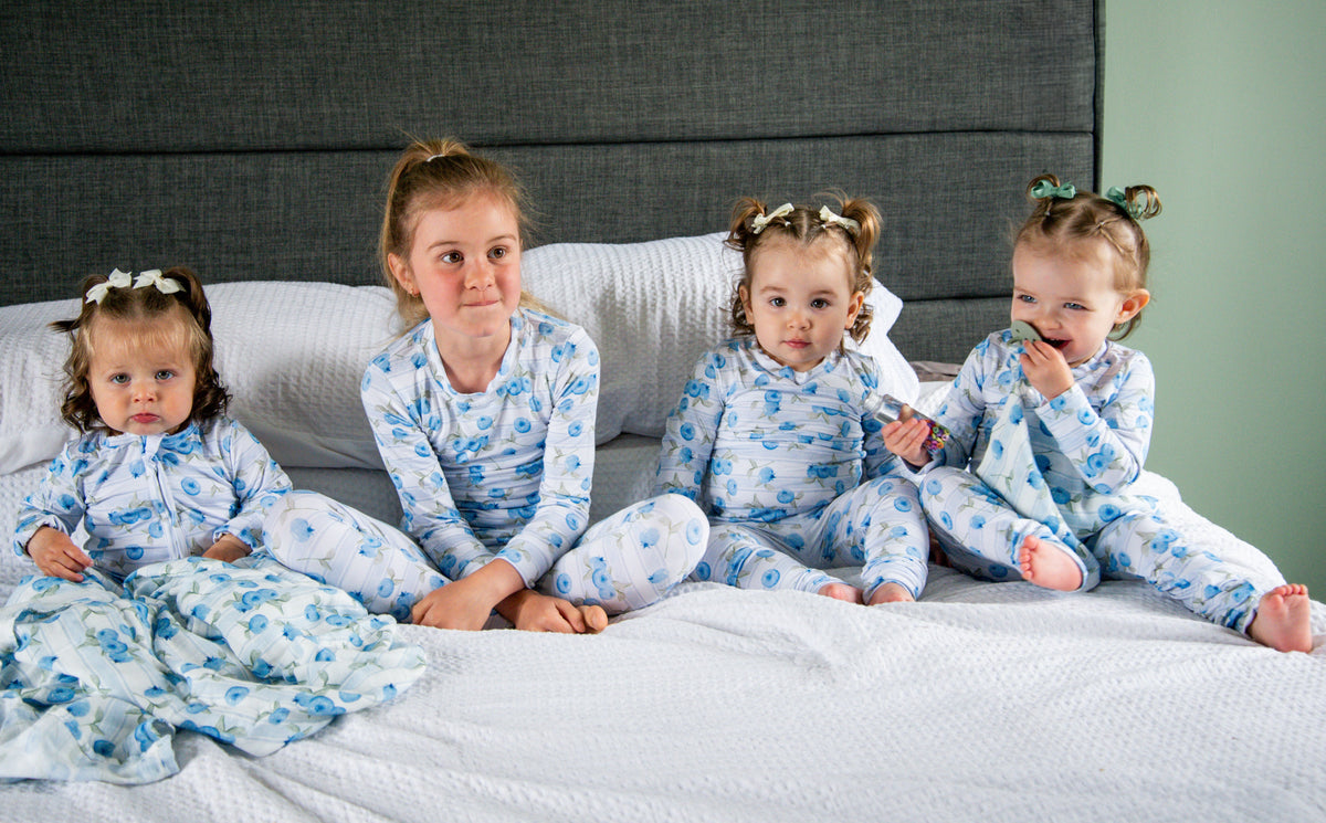 Pijama azul aciano