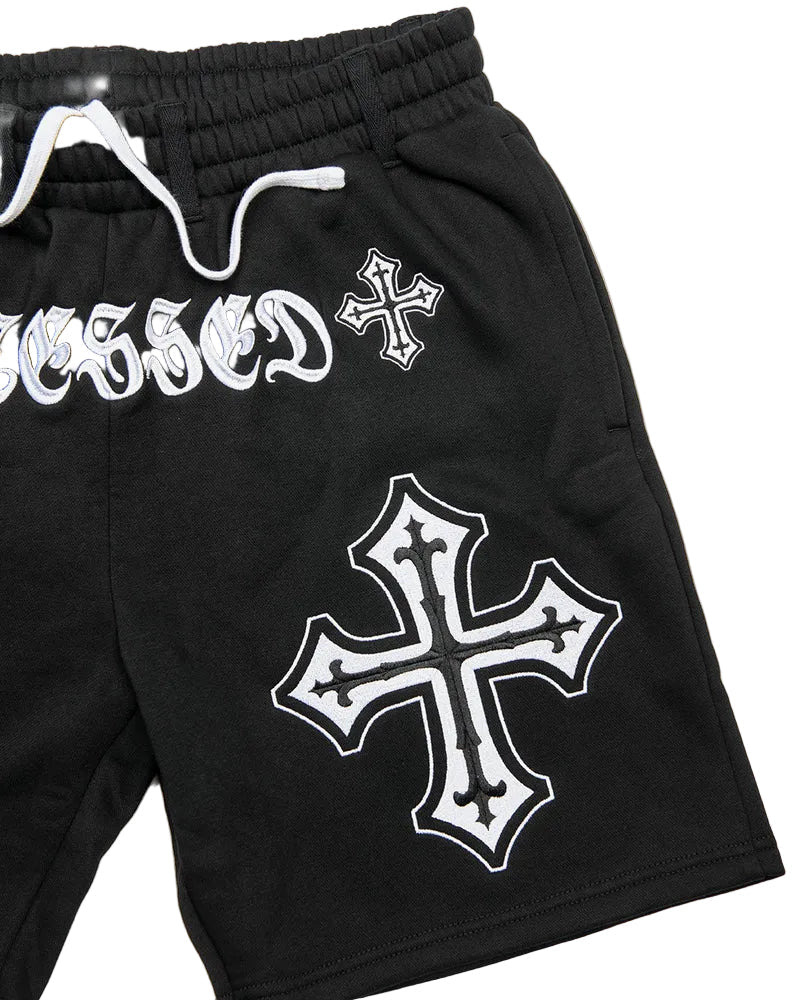 Bermudas de felpa DGK 'Noble' - Negras