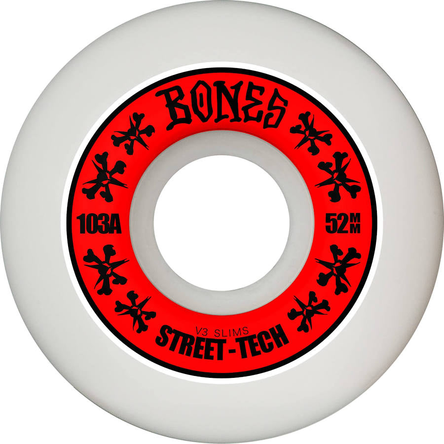 Ruedas Bones 'STF Slims' V3 103A 52MM - Natural