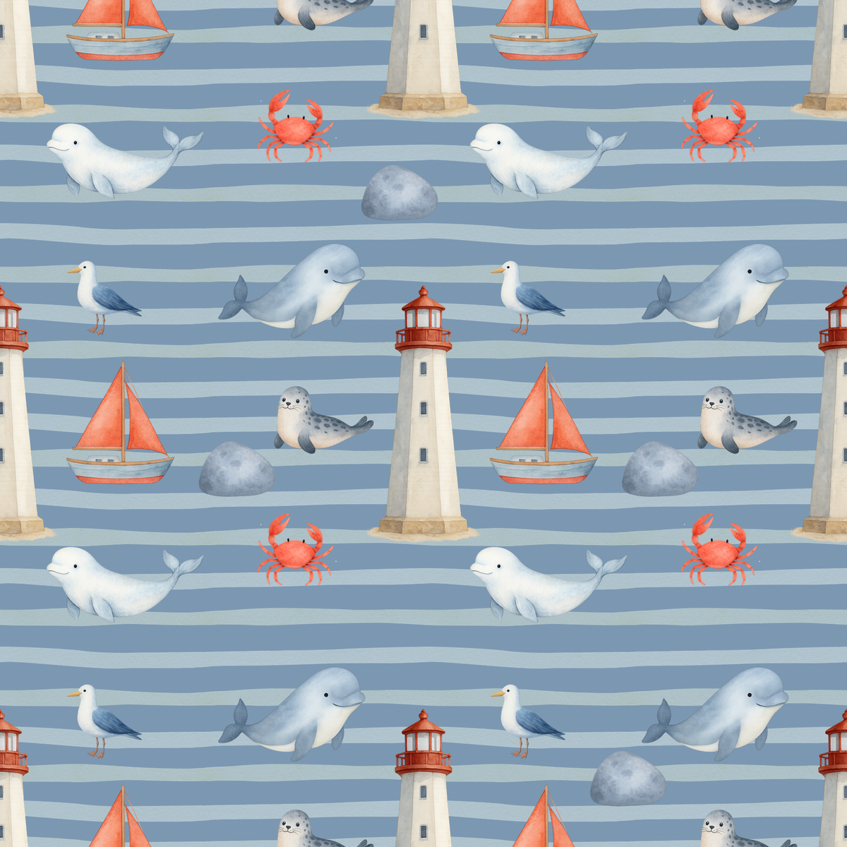 Couverture minky fleuve Saint-Laurent 🐋 petite