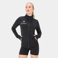 CTRLFORM_01 SUDADERA CON CREMALLERA COMPLETA — WAR BLACK