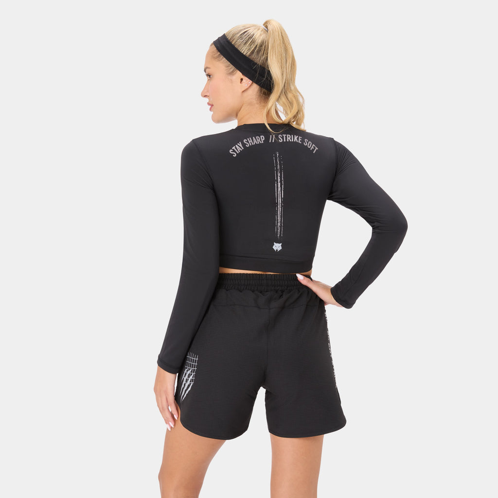 CTRLFORM_03 CROP-TOP — WAR SCHWARZ