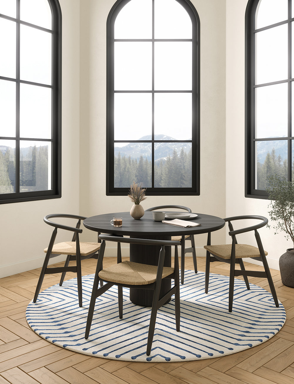 Calator Blue & Ivory Rug