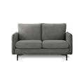 Causeuse de 57" avec deux coussins de Monarch - COACH-18 - tissu gris (8K12C18)