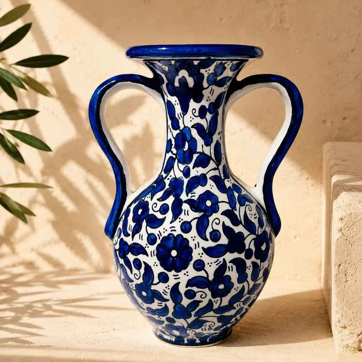 Handmade Ceramic Home Décor Vase –  6 × 10 in