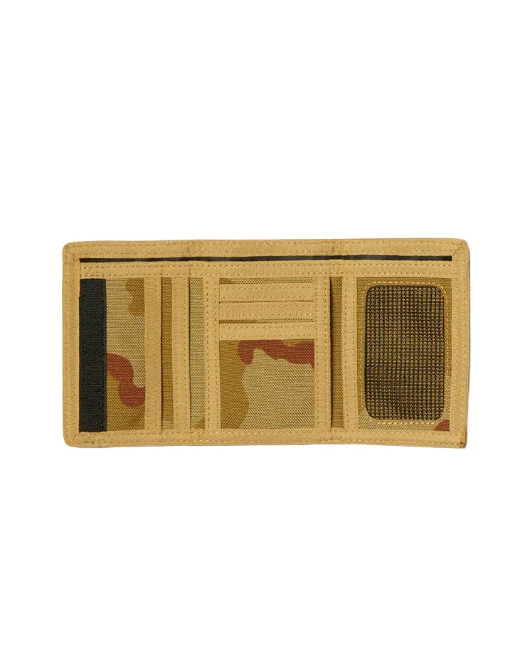 Billetera HUF '89 Logo' - Camuflaje marrón