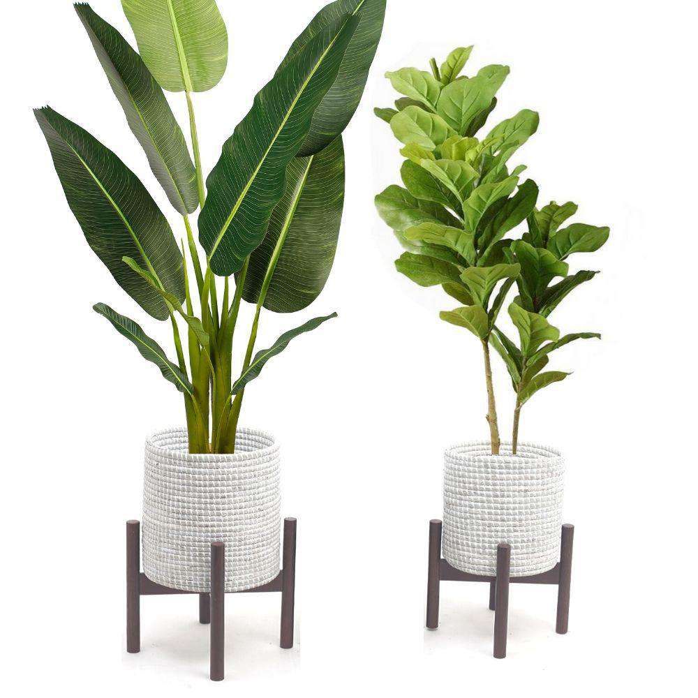 Diosa - White Seagrass Planter