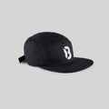 Gorra de 5 paneles de algodón ajustable Freedom83 - Negro
