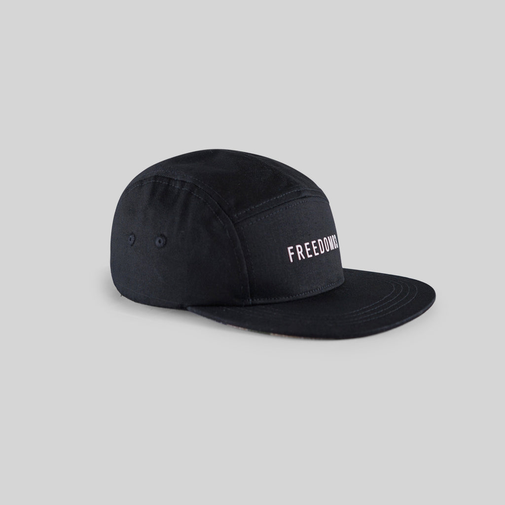 Freedom83 Verstellbare 5-Panel-Baumwollkappe – Black Camo