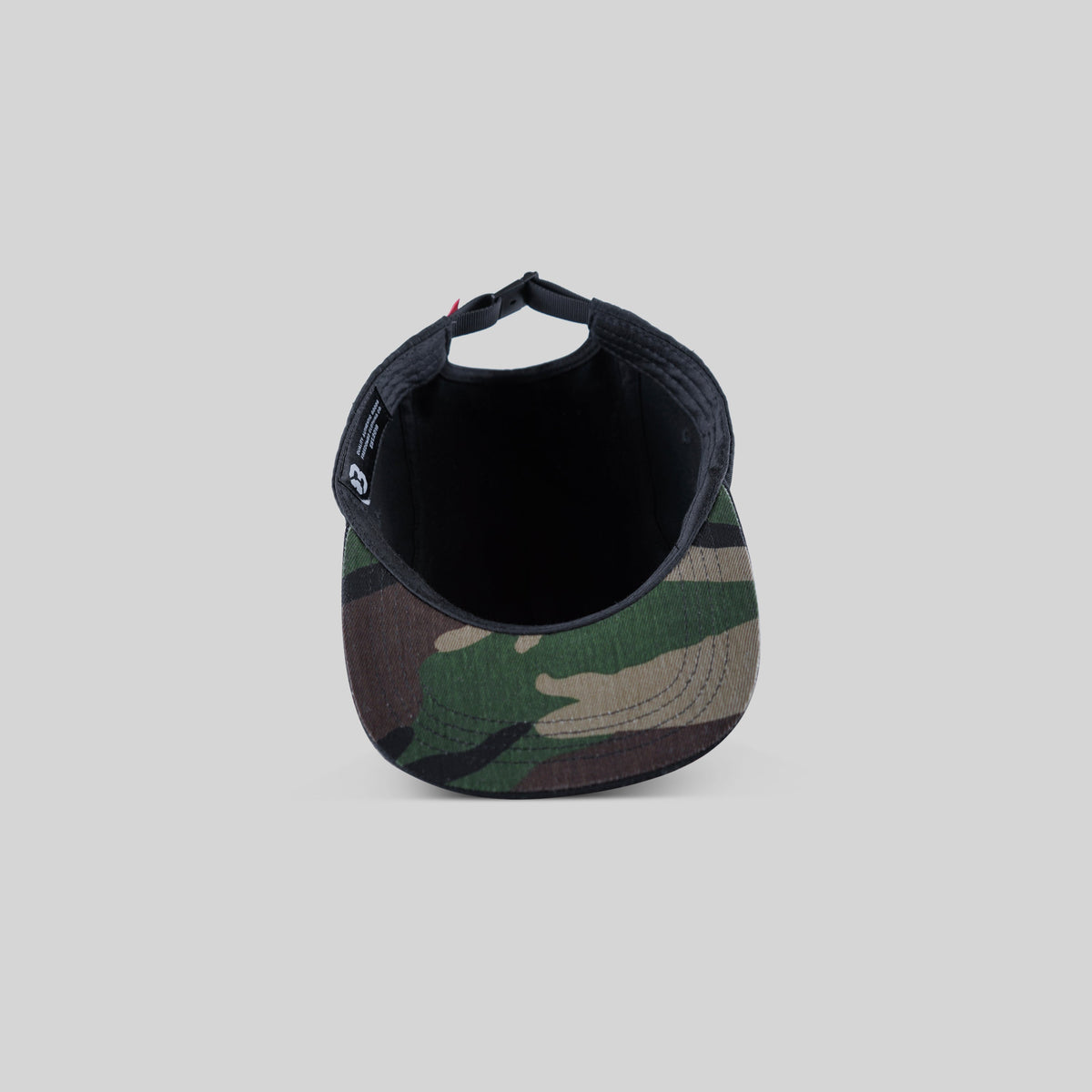 Freedom83 Verstellbare 5-Panel-Baumwollkappe – Black Camo