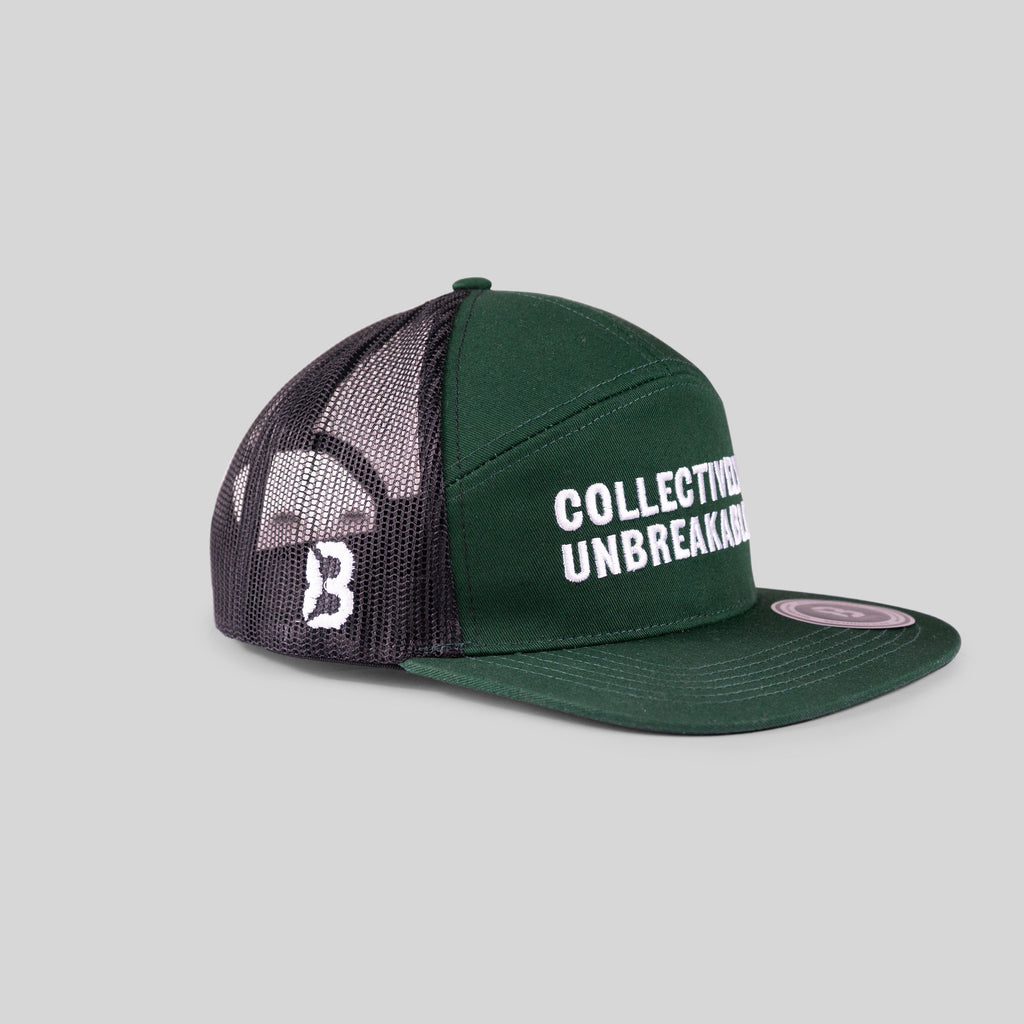 GORRA DE CAMIONERO COLLECTIVELY UNBREAKABLE - VERDE