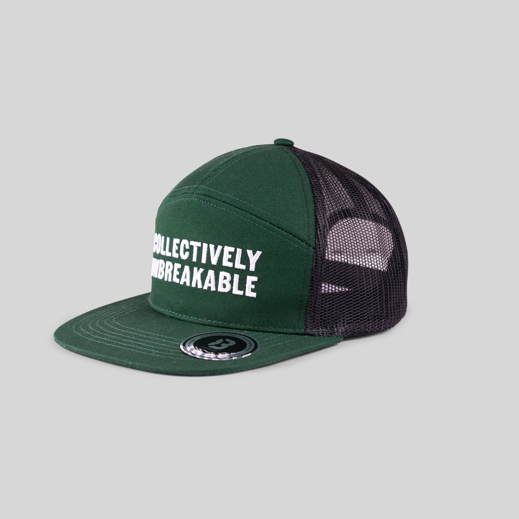 GORRA DE CAMIONERO COLLECTIVELY UNBREAKABLE - VERDE