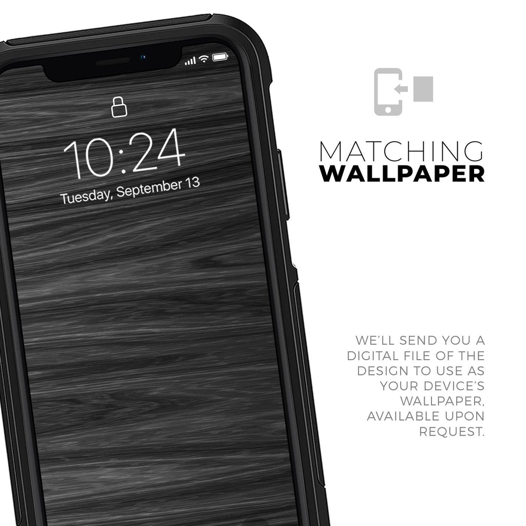 Dark Slate Wood - Skin Kit for the iPhone OtterBox Cases Blue Leto