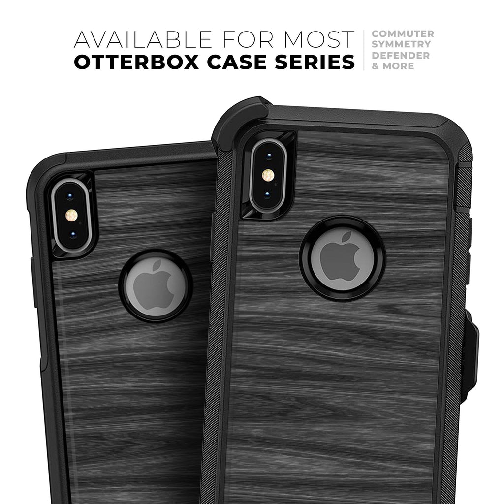Dark Slate Wood - Skin Kit for the iPhone OtterBox Cases Blue Leto