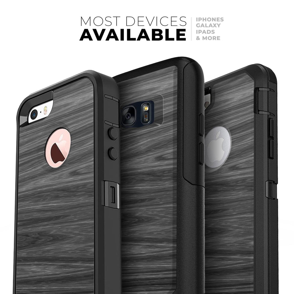 Dark Slate Wood - Skin Kit for the iPhone OtterBox Cases Blue Leto