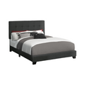 Base de lit Double en tissu noir - Monarch (I5805F)