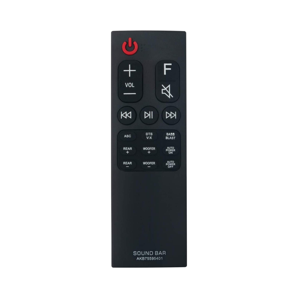 Télécommande  de remplacement pour barre de son LG (AKB75595401)
