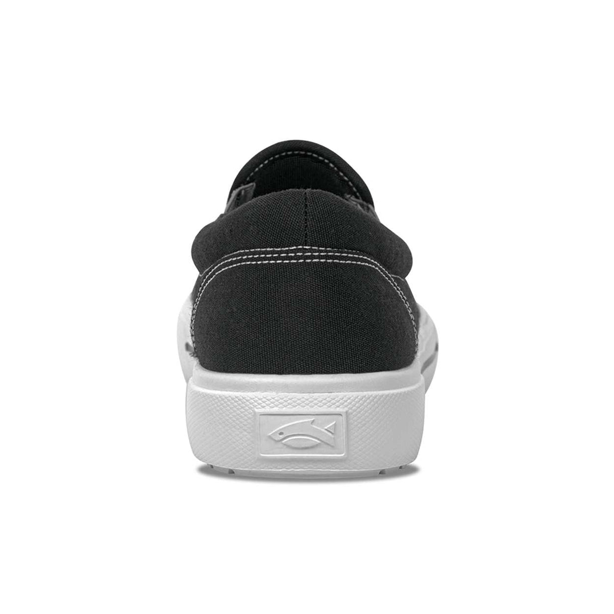 Fishooz Men's Sunbrella® Slip-On Black/White